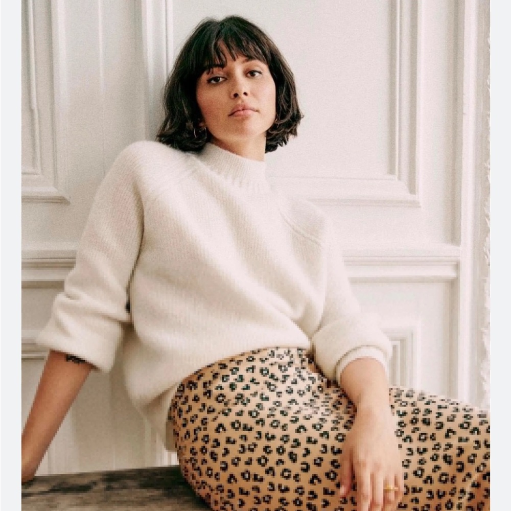 Sezane Otis Jumper XS Cream
